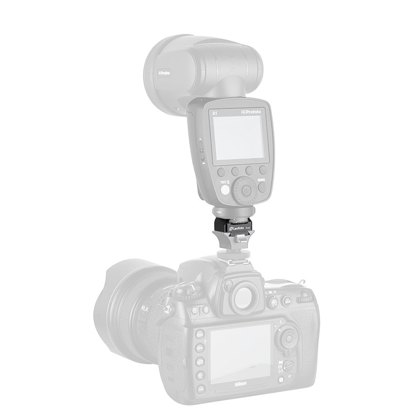 Leofoto FA-10 V-Schnellwechselplatte mit Cold Shoe-Aufnahme Leofoto FA-10 V-Schnellwechselplatte mit Cold Shoe-Aufnahme