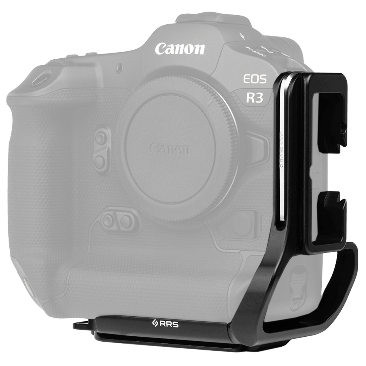Really Right Stuff BR3-LS L-Winkel für Canon EOS R3 Really Right Stuff BR3-LS L-Winkel für Canon EOS R3