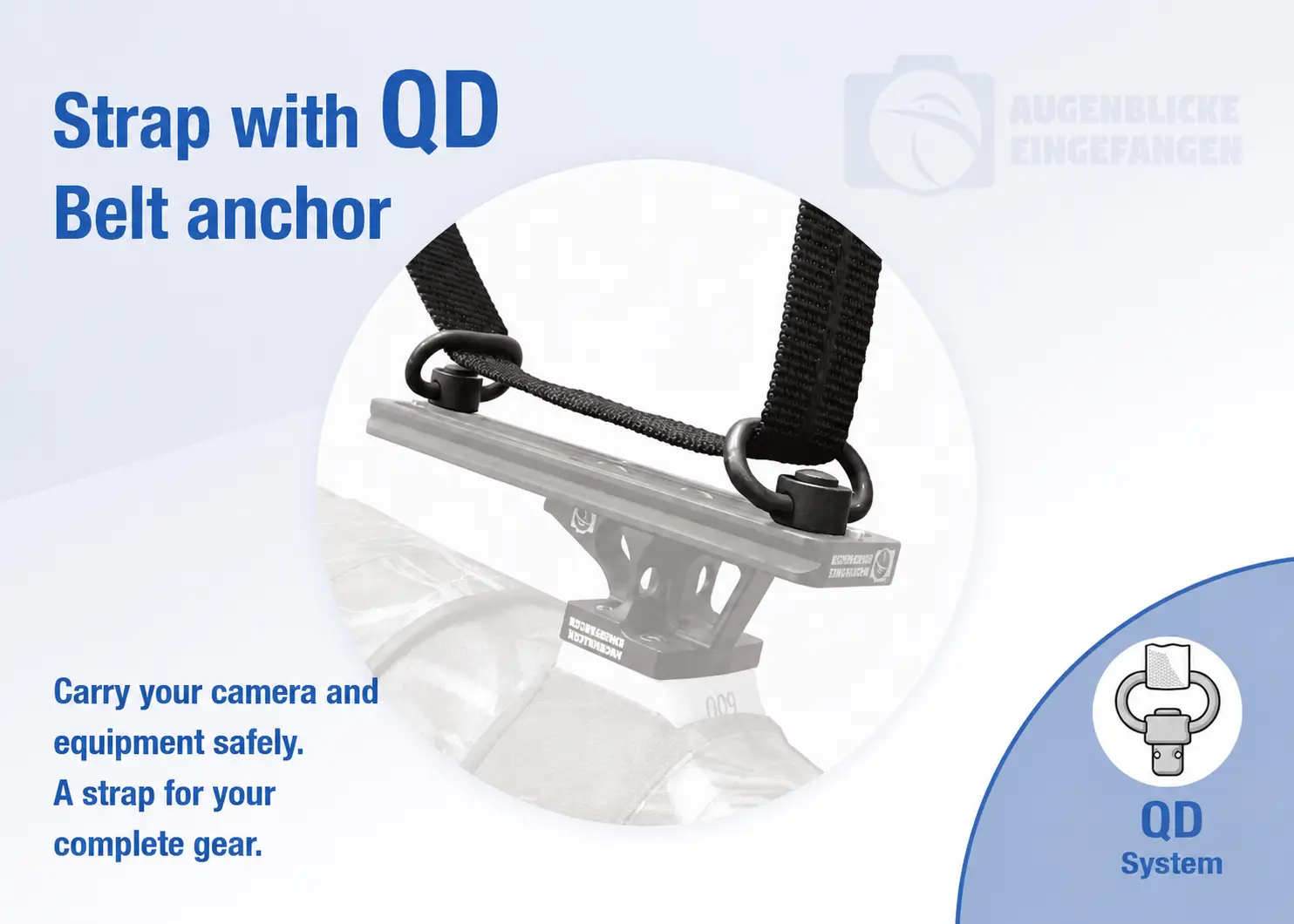 Connected - Straps for tripod, camera & lens