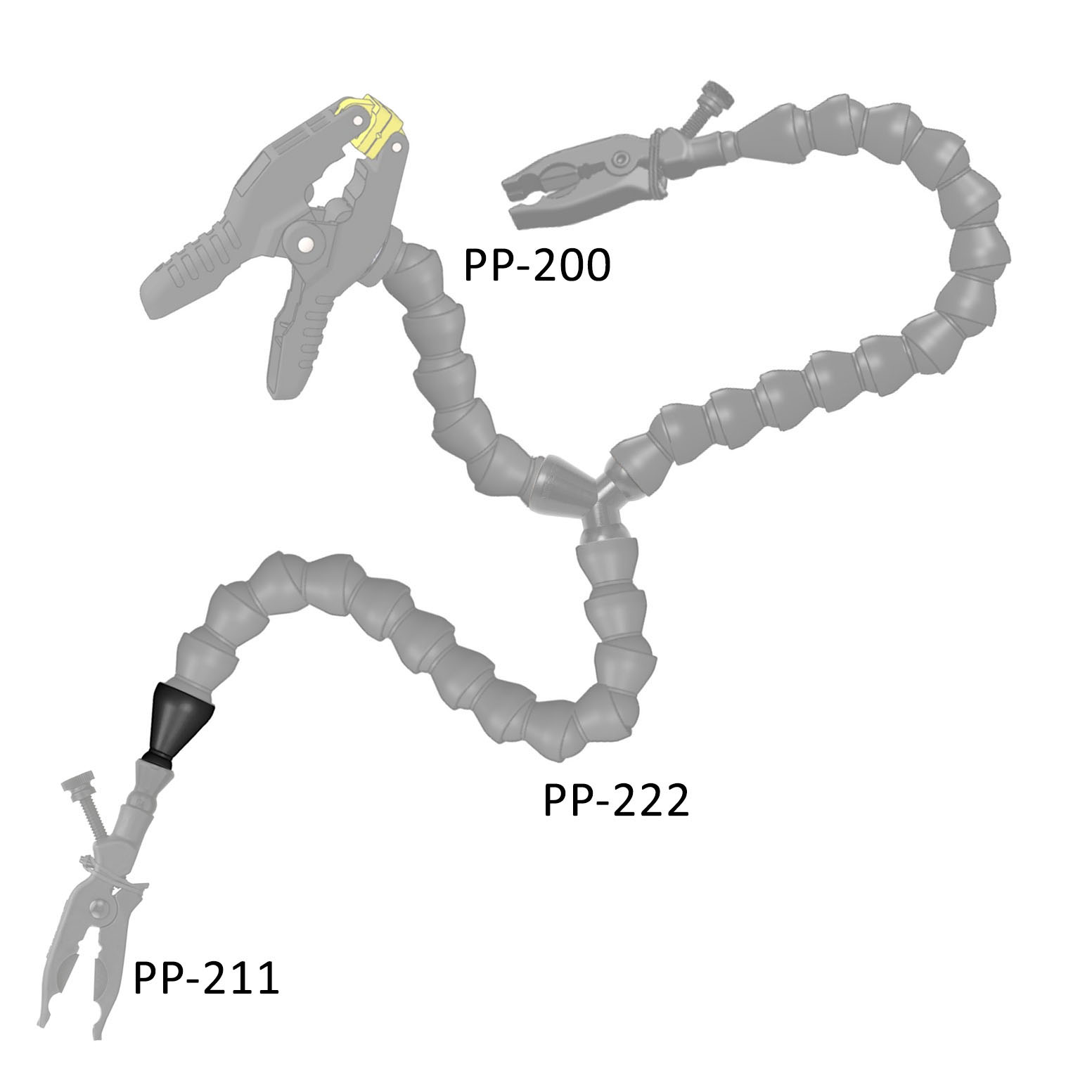 Loc-Line Reduzierung 1/2" auf 1/4", schwarz Loc-Line Reduzierung 1/2" auf 1/4", schwarz