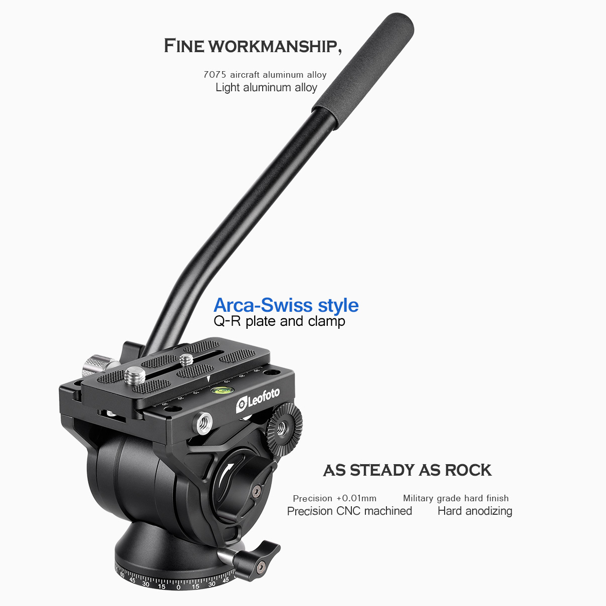 Leofoto BV-10 Fluid-Videoneiger Leofoto BV-10 Fluid-Videoneiger