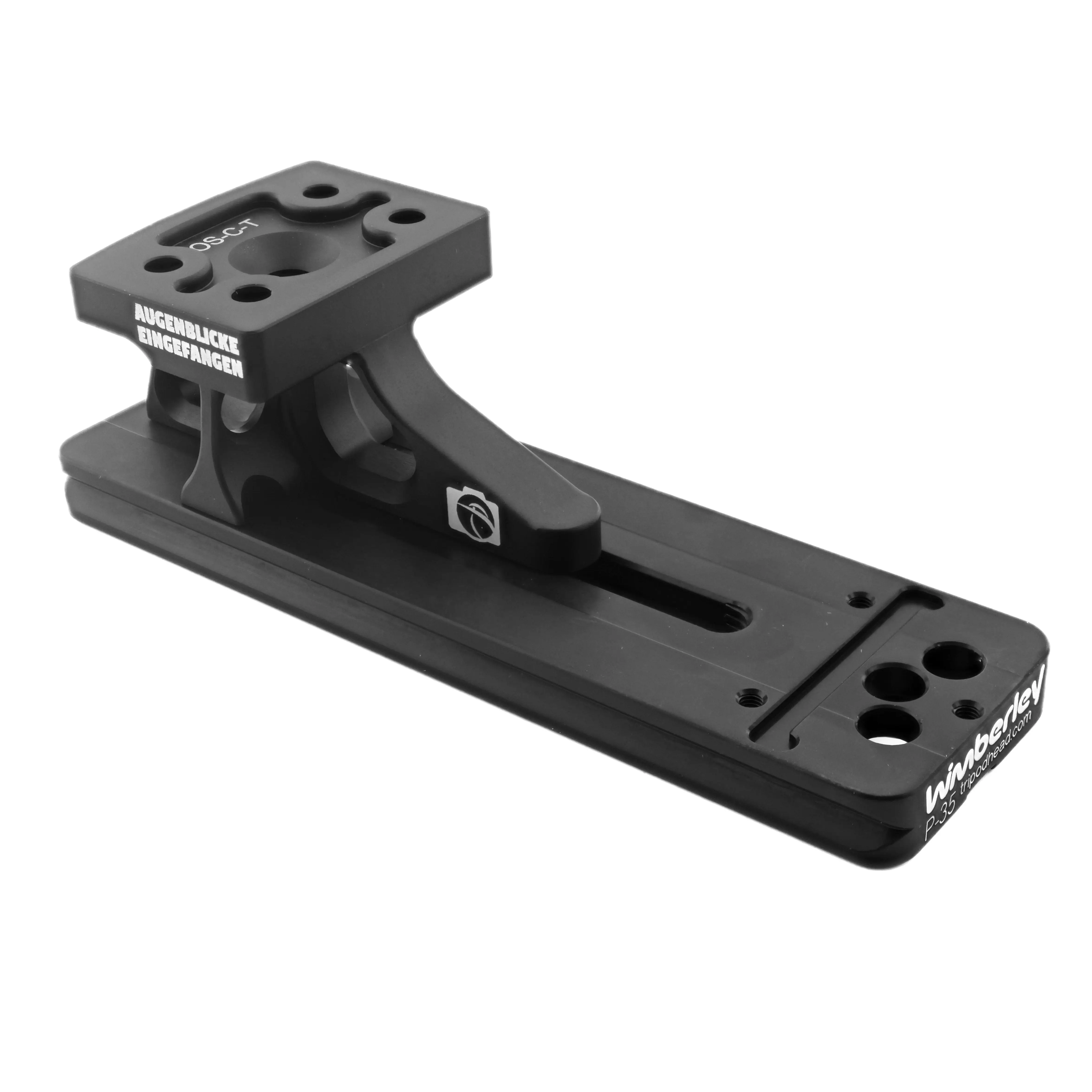 Modularer Ersatzfuß OF-C-T für Canon EF & RF & Sony FE Teleobjektive (mit Wimberley P-35)