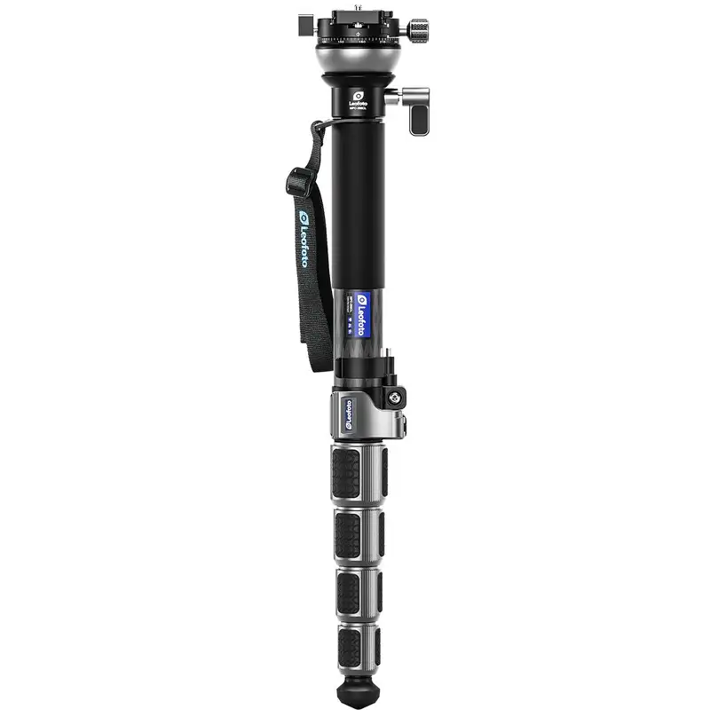 Leofoto MPC-366CL Einbein-Stativ aus Karbon mit Höhen-Schnellverstellung & Nivellierung