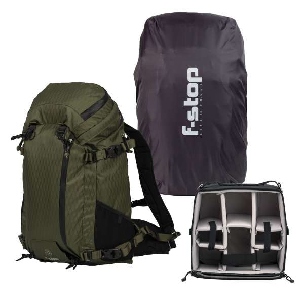 f-stop AJNA 37l DuraDiamond™ Rucksack Essentials Bundle -Cypress Green