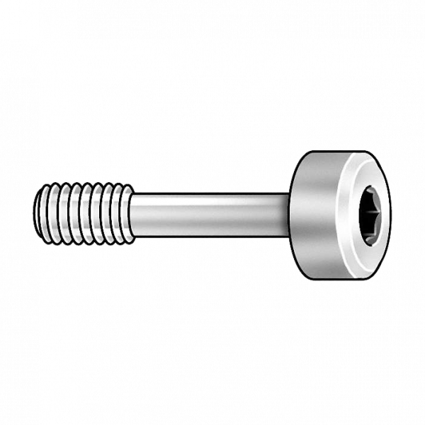 Grainger 1RB67 - 1/4&quot; UNC Rändelschraube mit Innensechskant