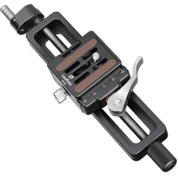 Leofoto MP-150S Makro-Einstellschlitten mit NP-50 Schnellwechselplatte