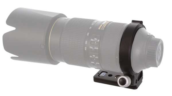 Kirk NC-80-400GV2 Objektivschelle mit QD-Aufnahme