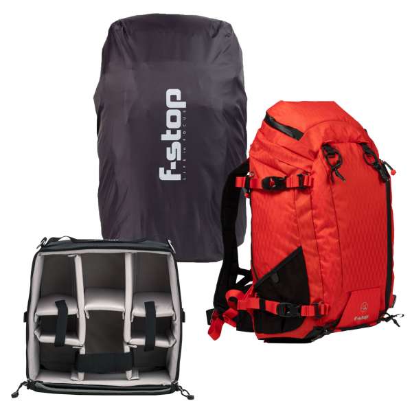 f-stop AJNA 37l DuraDiamond™ Rucksack Essentials Bundle - Magma Red