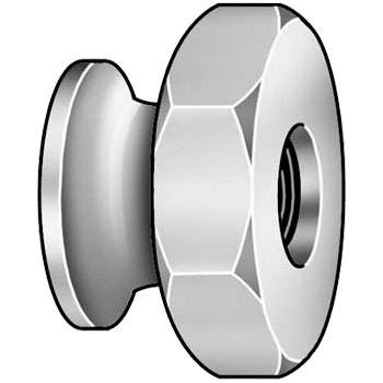 Grainger 1/4" UNC Mutter