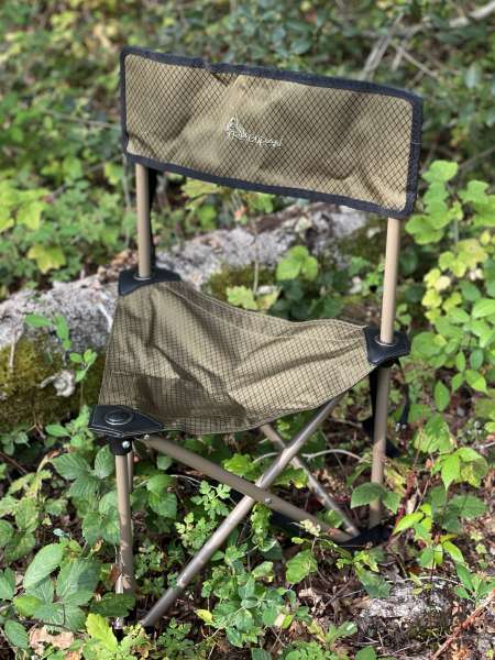 Tragopan Quail - Stuhl mit Sitzlehne für Tarnzelt (kompakt &amp; ultra-leicht)