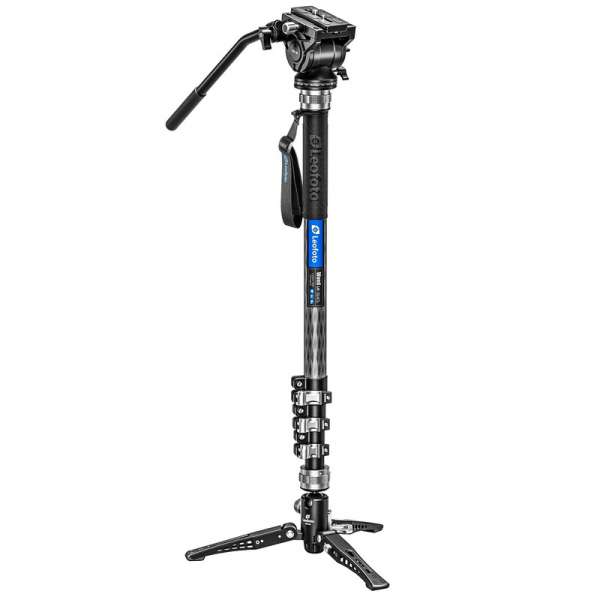 Leofoto MF-324CL Karbon-Einbein-Stativ + Schwenkfuß VD-04+ BV-10 (Videoneiger)