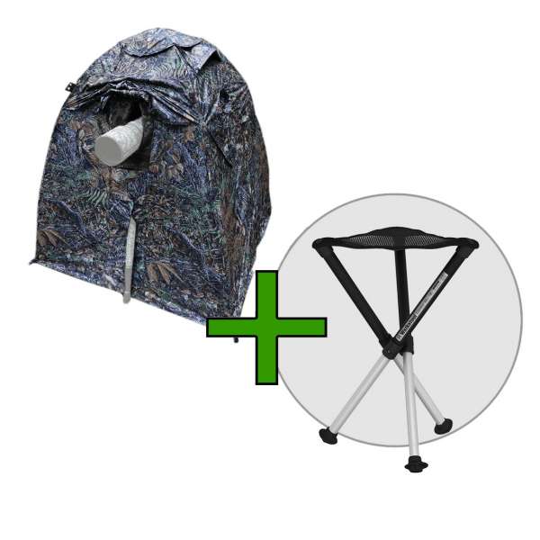 Angebot Set 1: TRAGOPAN V6 Tarnzelt+Walkstool Comfort Hocker