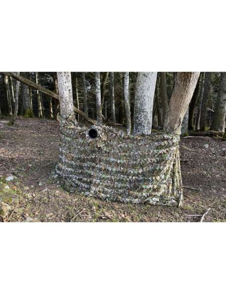 Tragopan 3D-Camo Tarnnetz 1.5 x 3.5m mit Objektivtunnel