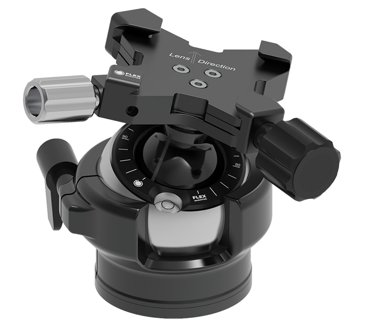 FLEXSHOOTER Mini - Multistativkopf mit Schraubklemme
