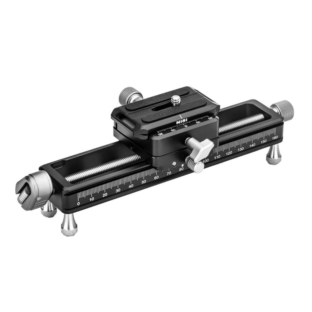 Rail Macro Coulissant NiSi NM-180 160mm – Précision Absolue Pour Photographie Macro Sur Trépied !